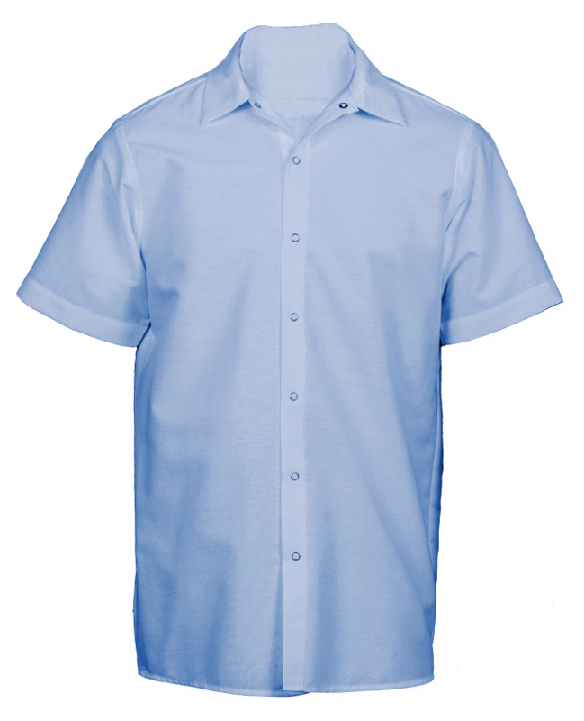 Men's Food Handler Short Sleeved Shirt with Wrinkle Resistant | Buy ...