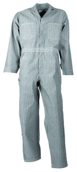 Picture of Cotton Zipper Closure Coverall-Fisher Herringbone (Long Sleeve or Short Sleeve)-BIG AND TALL SIZES AVAILABLE