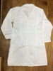 Picture of White Blended Shop Coat/Butcher Frock-Brass Button Front Closure (DISCONTINUED STYLE)