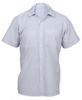 Picture of Charcoal/White Stripe Work Shirt- Short Sleeve- Union Made in the USA- 2XL Long