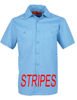 Picture of Industrial Stripe Work Shirt- Short Sleeve-PRICE DROP!