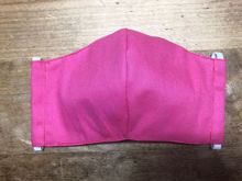 Picture of Face Mask (worn behind the ears) with Filter Pocket for Children-Hot Pink