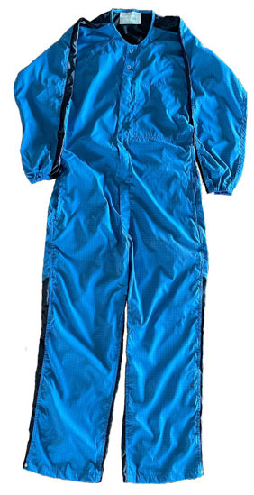 Picture of Paint Room Coverall-Royal Blue (black full vented back,crew neck collar, arm & leg venting)